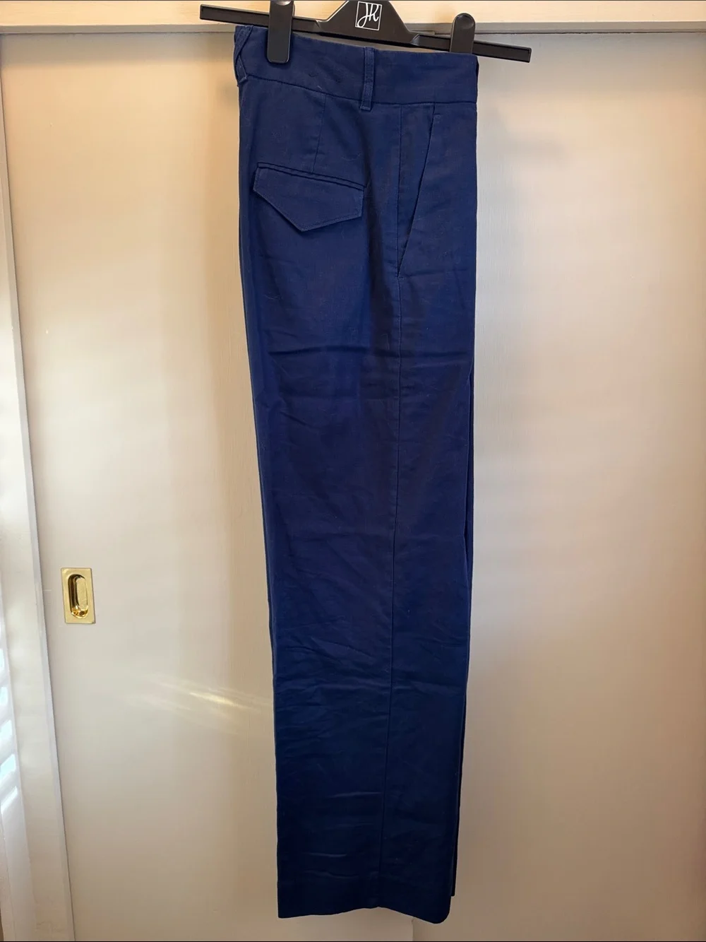 Women’s navy linen blend  Blue Dress Pants